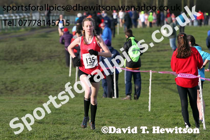 Under-17 womens Northern Cross Country  Championships, Pontefract. Photo: David T. Hewitson/Sports for All Pics